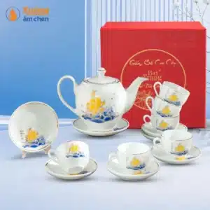 Bộ Ấm Trà Minh Long Thuận Buồm Xuôi Gió