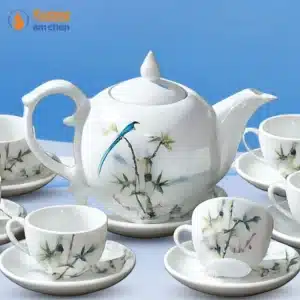 Bộ Trà Bưởi Lửa Trúc Báo Bình An