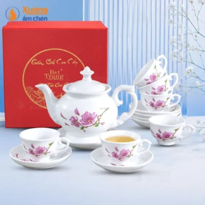 Bộ Ấm Trà Đài Các Hoa Ban 
