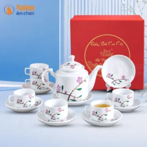 Bộ Ấm Trà Thanh Đào Dáng Vuông Thẳng