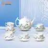 Bộ Ấm Chén Bưởi Cành Họa Tiết Thanh Đào